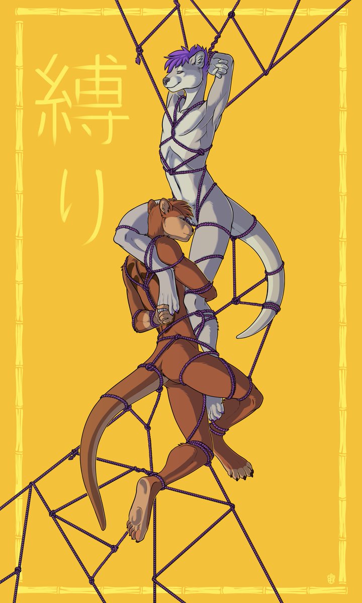 ShibariFex's tweet photo. Double Shibari

#furryart #furryartwork #furry #shibari #ArtistOnTwitter https://t.co/kCvAPWX4as