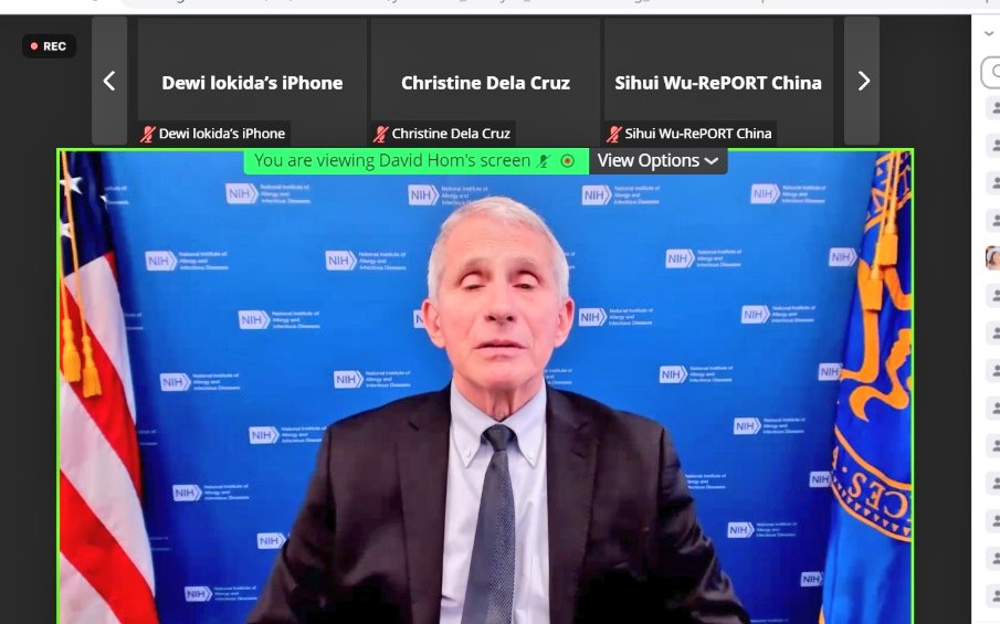 We were honoured to have Dr Anthony Fauci address our TB RiCC Annual Meeting. #ilovemyjob