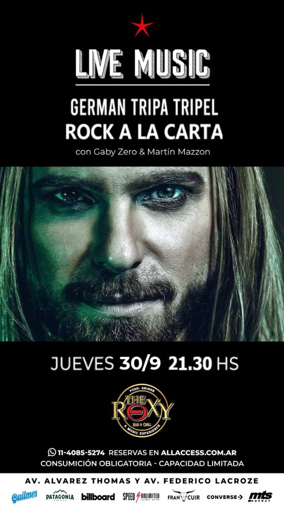 Esto pasa mañana! Venite!
👇🏻👇🏻👇🏻👇🏻👇🏻

allaccess.com.ar/event/german-t…