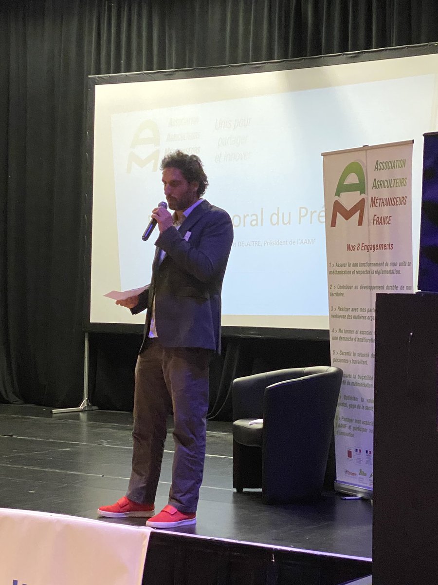 Pour JF Delaitre, pdt, « La filière #Methanisation agri est à la croisée des chemins. Elle est scrutée mais elle a un bel avenir pour produire du #gazvert pour tous nos concitoyens » <a href="/Club_Biogaz/">Club Biogaz</a> <a href="/BiogazVallee/">Biogaz Vallée®</a> <a href="/FrBiomethane/">France Biomethane</a> <a href="/GazRenouvFrance/">France Gaz Renouvelables</a> <a href="/GRDF/">GRDF</a> <a href="/barbarapompili/">Barbara Pompili</a> <a href="/J_Denormandie/">Julien Denormandie</a>