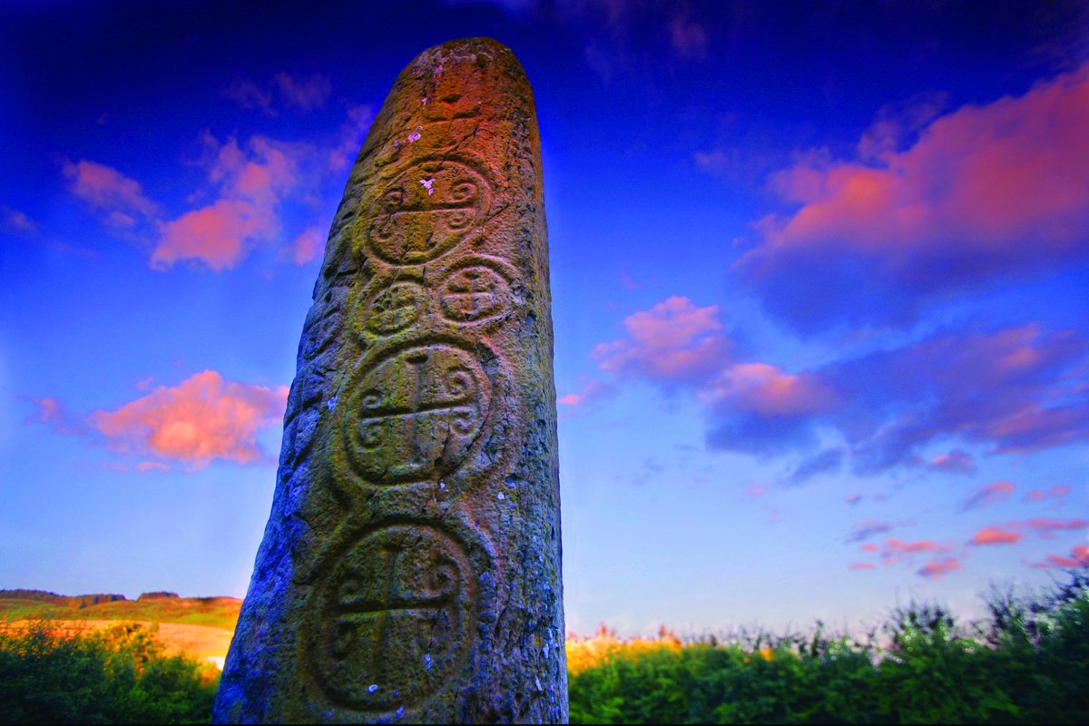 Standing at 2.8 meters tall, Kilnassagart Inscribed Stone is regarded as being one of the oldest inscribed stones in Ireland with distinctive features with inscribed ogham and Gaelic texts, symbols and crosses.

#history #ancient #Ireland #NorthernIreland #Newry