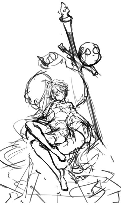 ラフから完成まで 