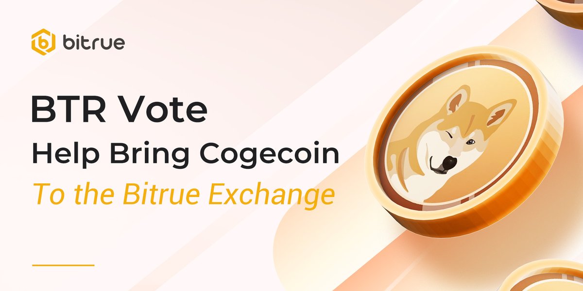 BitrueOfficial's tweet photo. On Oct 9th you'll also be able to vote to bring $COGE @cogecoin to Bitrue using the awesome power of $BTR in the #BTRVote! You'll get a reward if you vote too, more details will be released on Oct 8th. Just stay tuned! https://t.co/AMXymHP3qq https://t.co/X8eK8coO1E