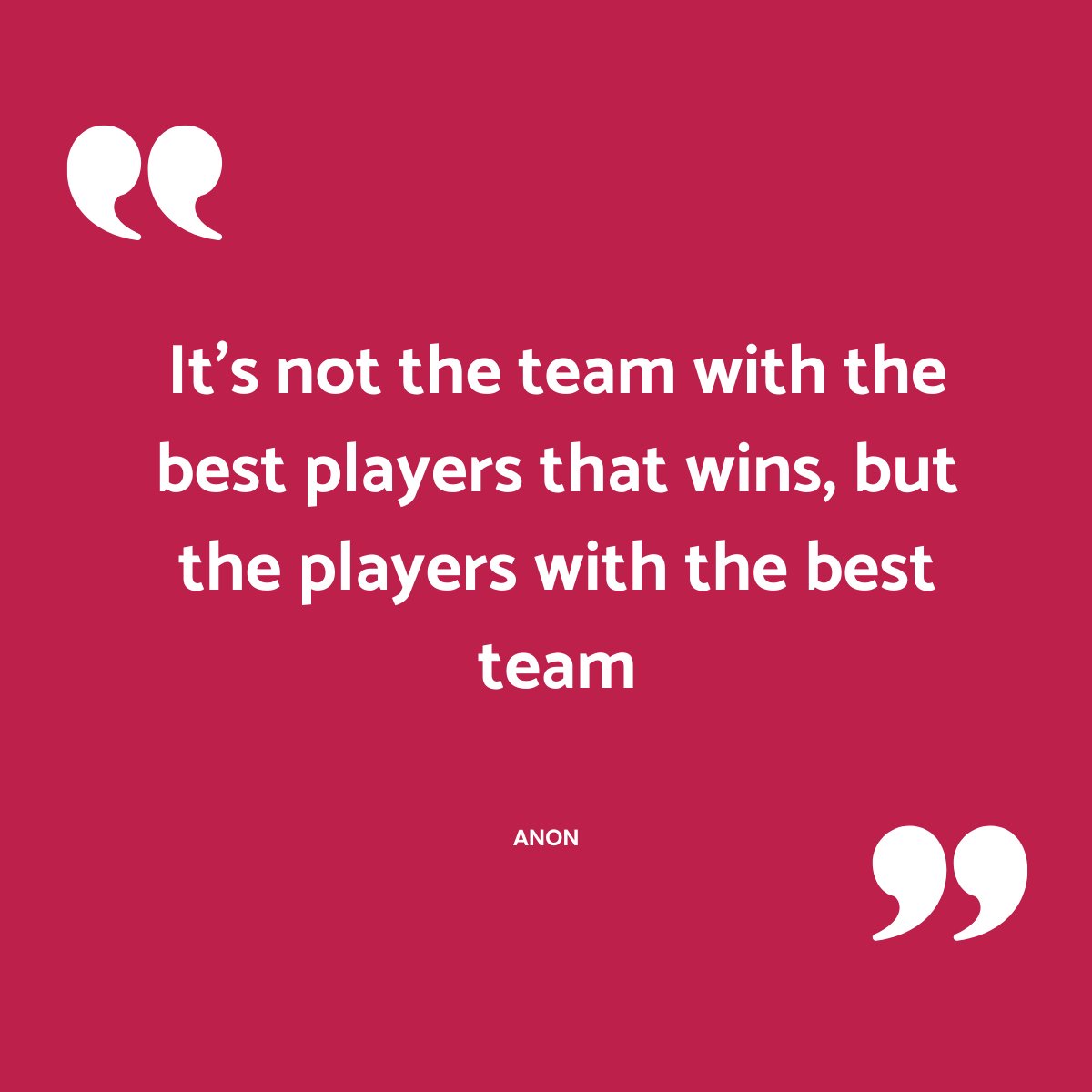 Oh, how we agree with this.  what do you think? 

#TeamCoach #TeamCoaching #Coach
