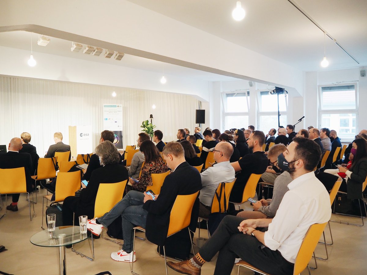 esabic_ng's tweet image. Listen and learn 💚 #esaspacesolutions Annual Network Meeting in #Berlin with great speakers @Space4Europe @AZO_space