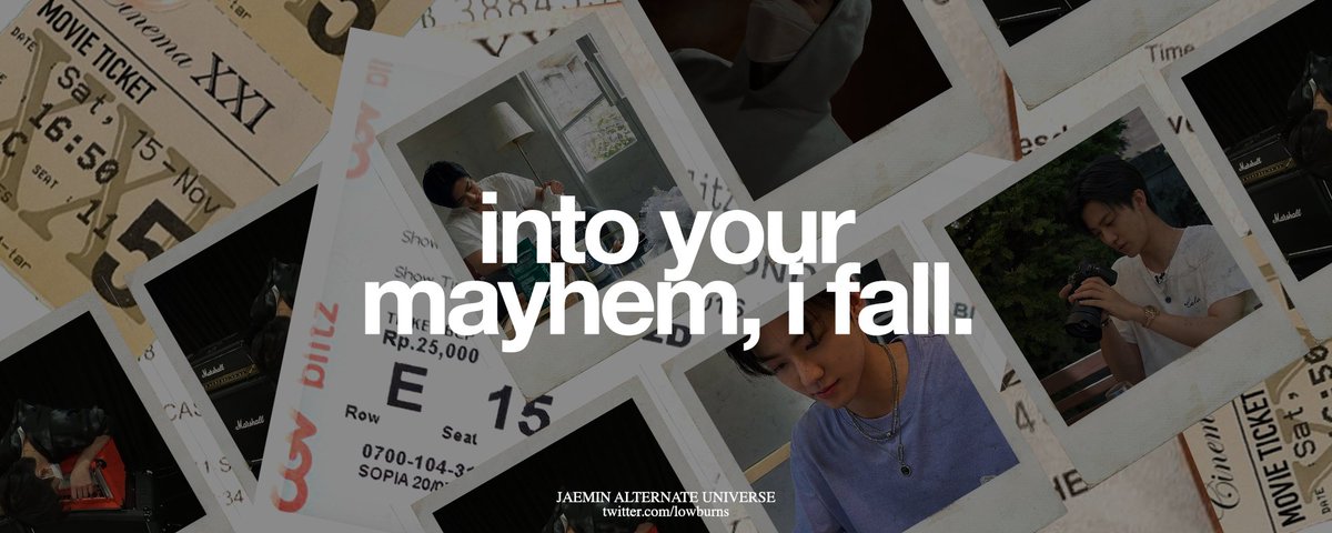 Into Your Mayhem, I Fall. 

Jaemin Alternate Universe
penned by lowburns