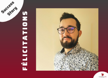 Technofutur_Tic's tweet photo. Aujourd'hui, nous mettons à l'honneur Thomas qui a décroché un job chez @HeronTrack en tant que Software Engineer après avoir suivi notre formation qualifiante pour demandeurs d'emploi "Full stack développeur .NET sous Azure" 🍾💼 https://t.co/qr7jWMnyr7