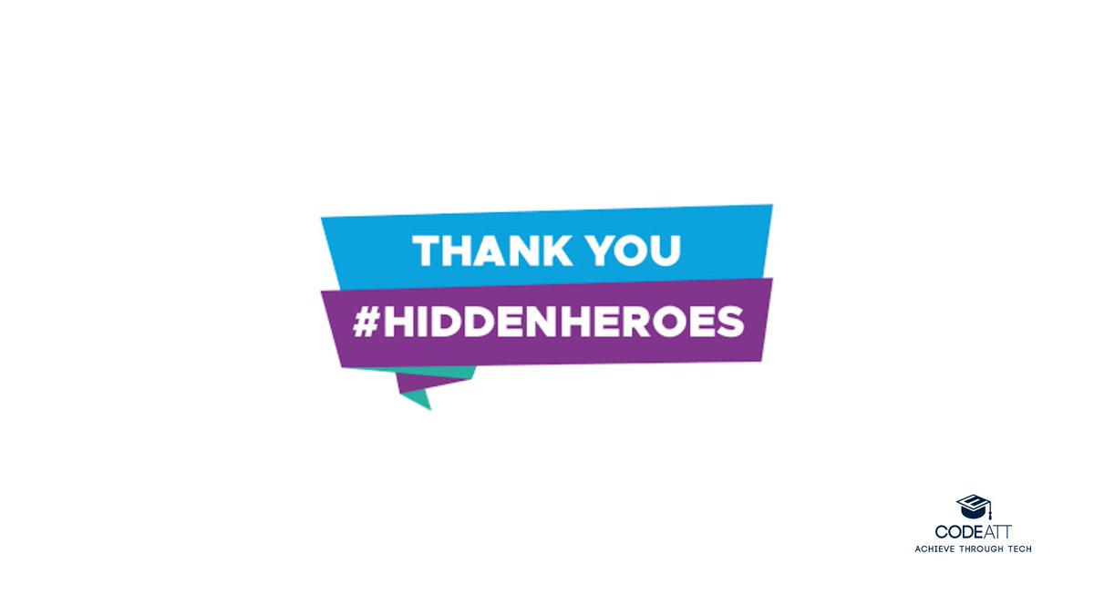 CodeAtt's tweet image. #HiddenHeroes Day. 

Keep up the hard work!