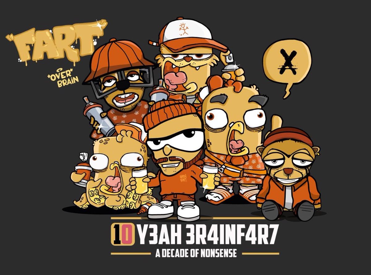BuroDiscount's tweet photo. Thursday, 30th September, 2021, from 7 PM at #burodiscount 10 Yeah Anniversary Finissage #brainfart #exhibition #comics #streetart #zurich @brainfart_comic https://t.co/pVA7bPMN6F