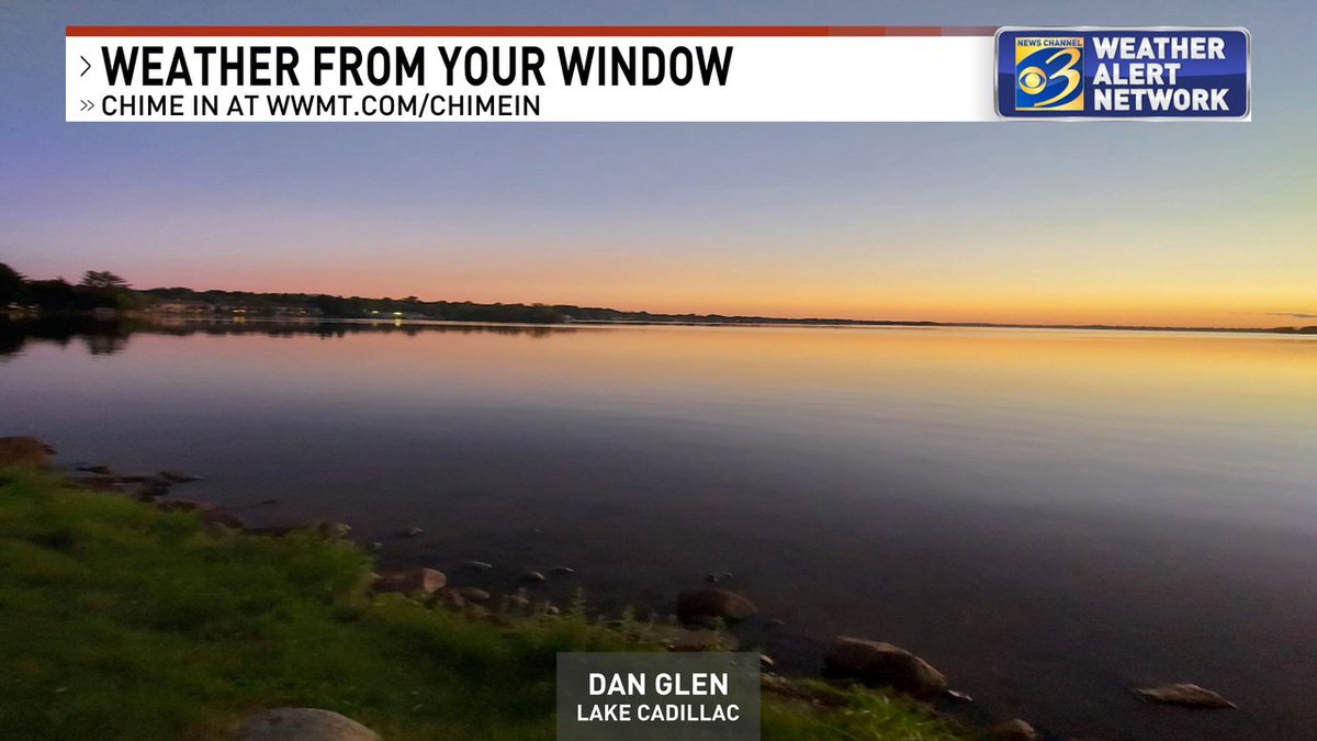 JeffPorterWX's tweet photo. Beautiful sunset over #LakeCadillac last night. #LakeCadillac is on the west side of #Cadillac and next to #LakeMitchell. Thanks Dan!
#wwmt #miwx #WestMichigan https://t.co/XSBmSUwgsH