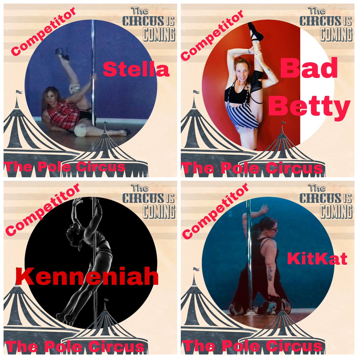 ThePoleCircus's tweet photo. Presenting our competitors https://t.co/bOimapMwXG