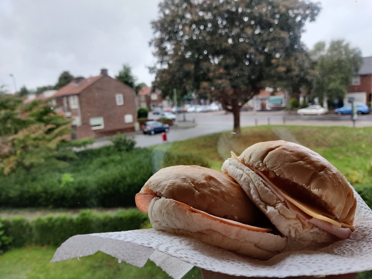 staceytrooster's tweet photo. @StripeConEU Classic Dutch lunch 😋, with classic Dutch weather 😕 I'll need to take a lunch-break walk with my dog in that rain... 😳 ☔ https://t.co/k796I2yzkL