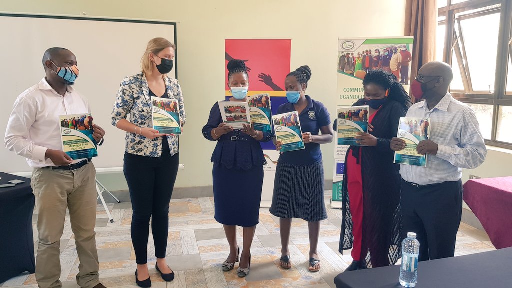 ConcernsUganda's tweet photo. Relaunching of the #CCUg Strategic Plan 2020-2024 focusing on GBV, Health,OVC,Livelihood thematic Programme areas with @JoseWabwire supported by Civil Society in Uganda Support Programme implemented by @giz_uganda funded by @EUinUG & @BMZ_Bund https://t.co/uGxaHveqTm