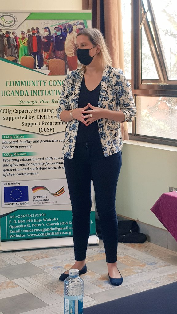 ConcernsUganda's tweet photo. Relaunching of the #CCUg Strategic Plan 2020-2024 focusing on GBV, Health,OVC,Livelihood thematic Programme areas with @JoseWabwire supported by Civil Society in Uganda Support Programme implemented by @giz_uganda funded by @EUinUG & @BMZ_Bund https://t.co/uGxaHveqTm