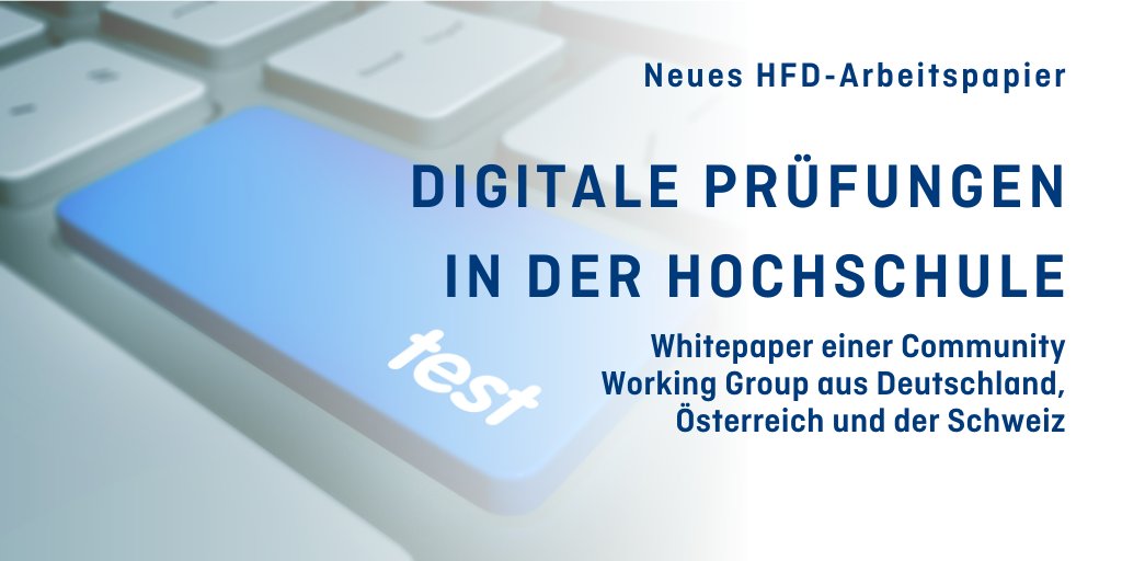 Digital prüfen, aber wie?

Das Whitepaper "Digitale Prüfungen in der Hochschule" unserer Community Working Group gibt Orientierung: hochschulforumdigitalisierung.de/de/news/digita…

#DigitalTurn #TwitterCampus