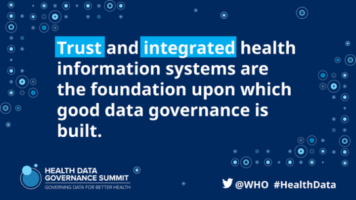 Let's talk about health data 💬 #HealthData #HealthDataGovernance #Trust #Integrated #HealthInformationSystems #GlobalHealth #WHO