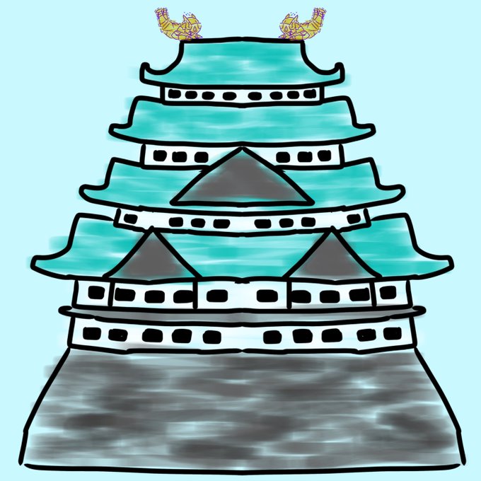 名古屋城のtwitterイラスト検索結果