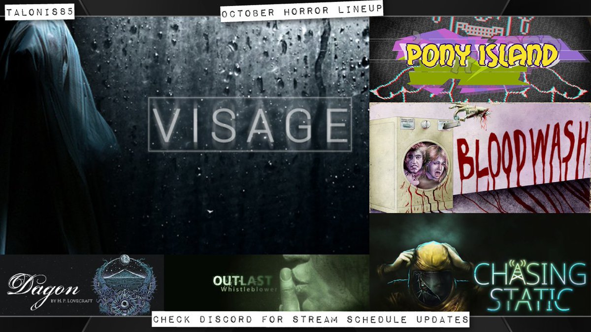 Talonis85's tweet image. It's that time of year again! Here is what we have in store this time. I may not survive... 👻