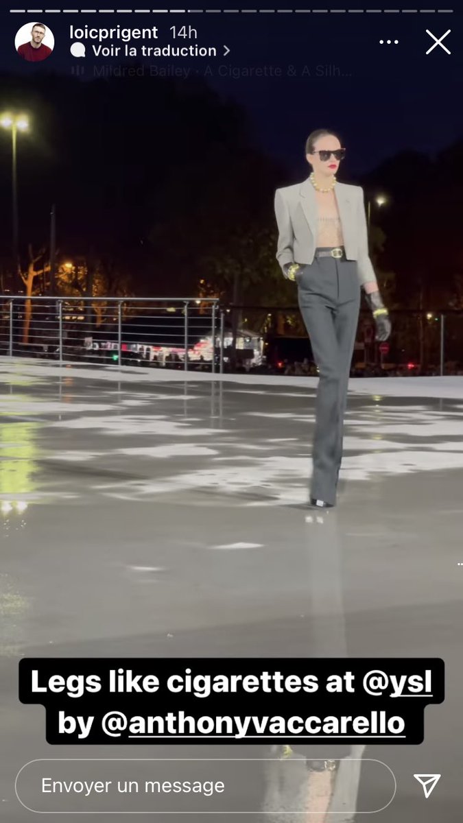 JulietteDuts's tweet photo. Cher @LoicPrigent, j’admire depuis longtemps votre travail mais je ne peux comprendre cette apologie de la maigreur que vous relayez en publiant les images du défilé @YSL. Je vous sais sensible à cette cause alors s’il vous plaît protégeons nos enfants. https://t.co/S77jZlfRfm