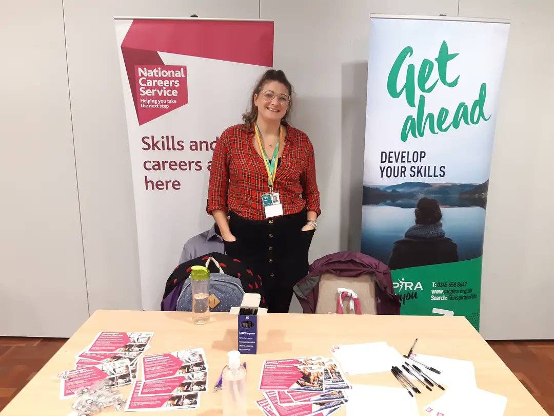 InspiraRachelP's tweet photo. Great to link with local employers this morning at the hospitality fair @theforumbarrow with @cumbriatourism . You may have met our advisers @InspiraLaurenJ @InspiraLisaT @inspiraforlife #inspiraforlife #jobsearch #job https://t.co/sqtyAl02Vu