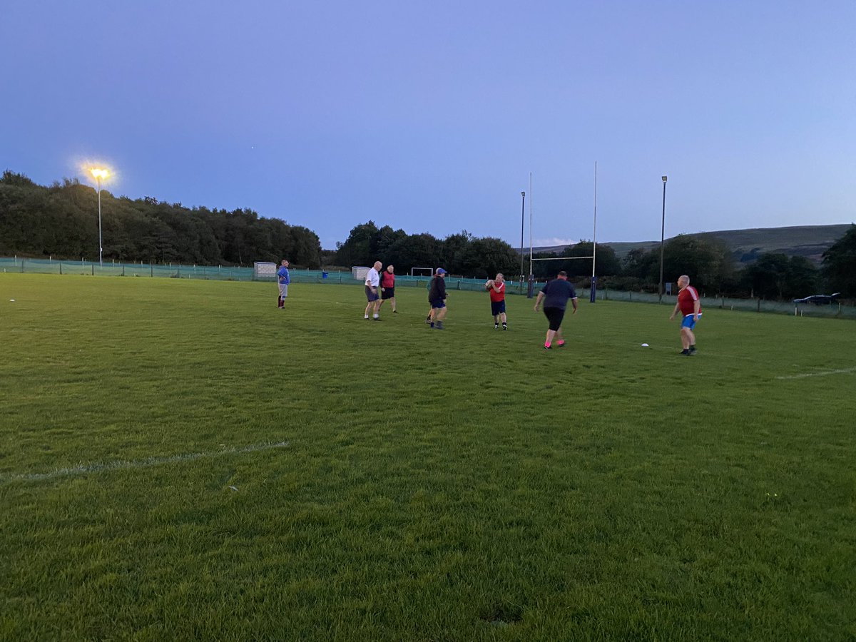 RRUFCCC's tweet photo. Walking rugby Monday evenings too pitch 7pm 🚶🏻‍♂️🏉🦌 https://t.co/FJkm3aGtPf