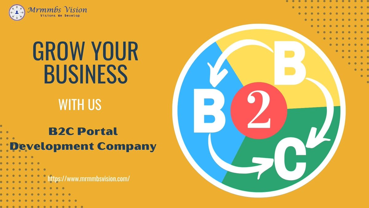 MrmmbsV's tweet image. Mrmmbs Vision provides interactive and highly scalable B2C Portal Development services. For more detail visit: mrmmbsvision.com/b2c-portal-dev…
#B2C #b2cportaldevelopment #b2cdevelopment #webdevelopment #webdesign