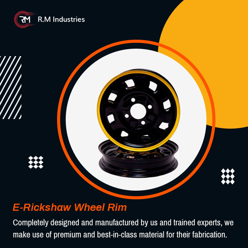 industries_rm's tweet photo. We are a prominent manufacturer and supplier of E-Rickshaw Wheel Rim in the market.
https://t.co/Te95Zvif4k https://t.co/0ryy6bnOm9