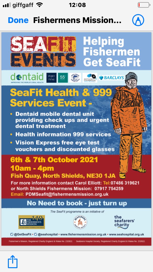 The Mission to Seafarers at South Shields are happy to support our friends across the River.