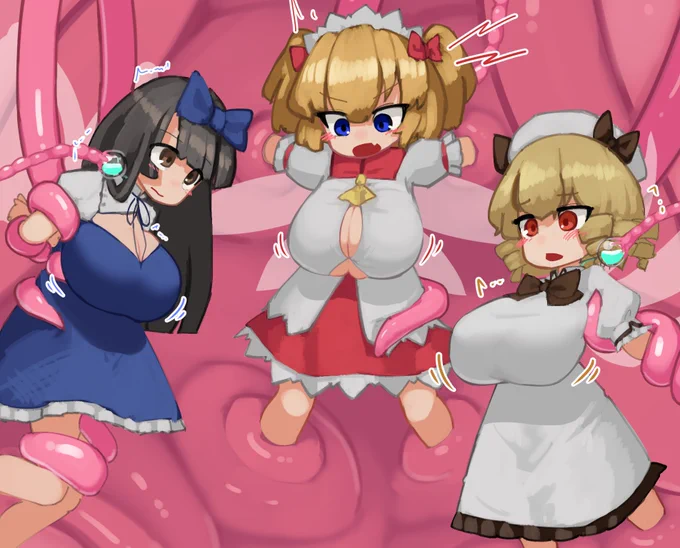 三月精vs膨乳触手 