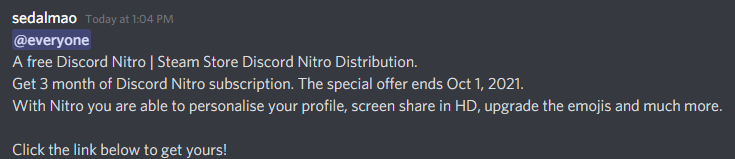 p0werzero's tweet photo. @ThirtyVirus @discord Le two minutes later https://t.co/dMhcOYi5qp