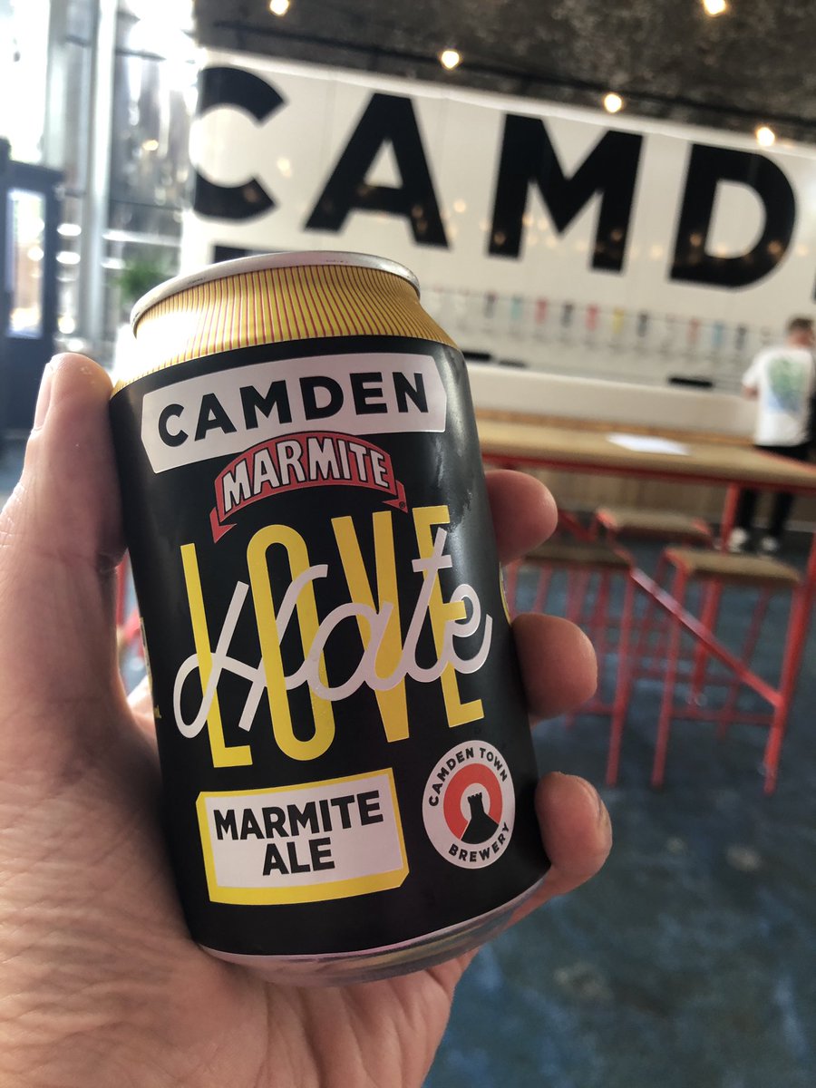 LOVE IT! 🖤
<a href="/CamdenBrewery/">Camden Town Brewery</a> X <a href="/marmite/">Marmite</a> 
4.8% 
Lightly carbonated
Drinks like a Toasted BIPA
8/10 for the style.
Namaste HS.x