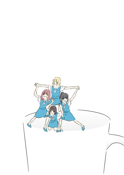 コップのフチのtwitterイラスト検索結果