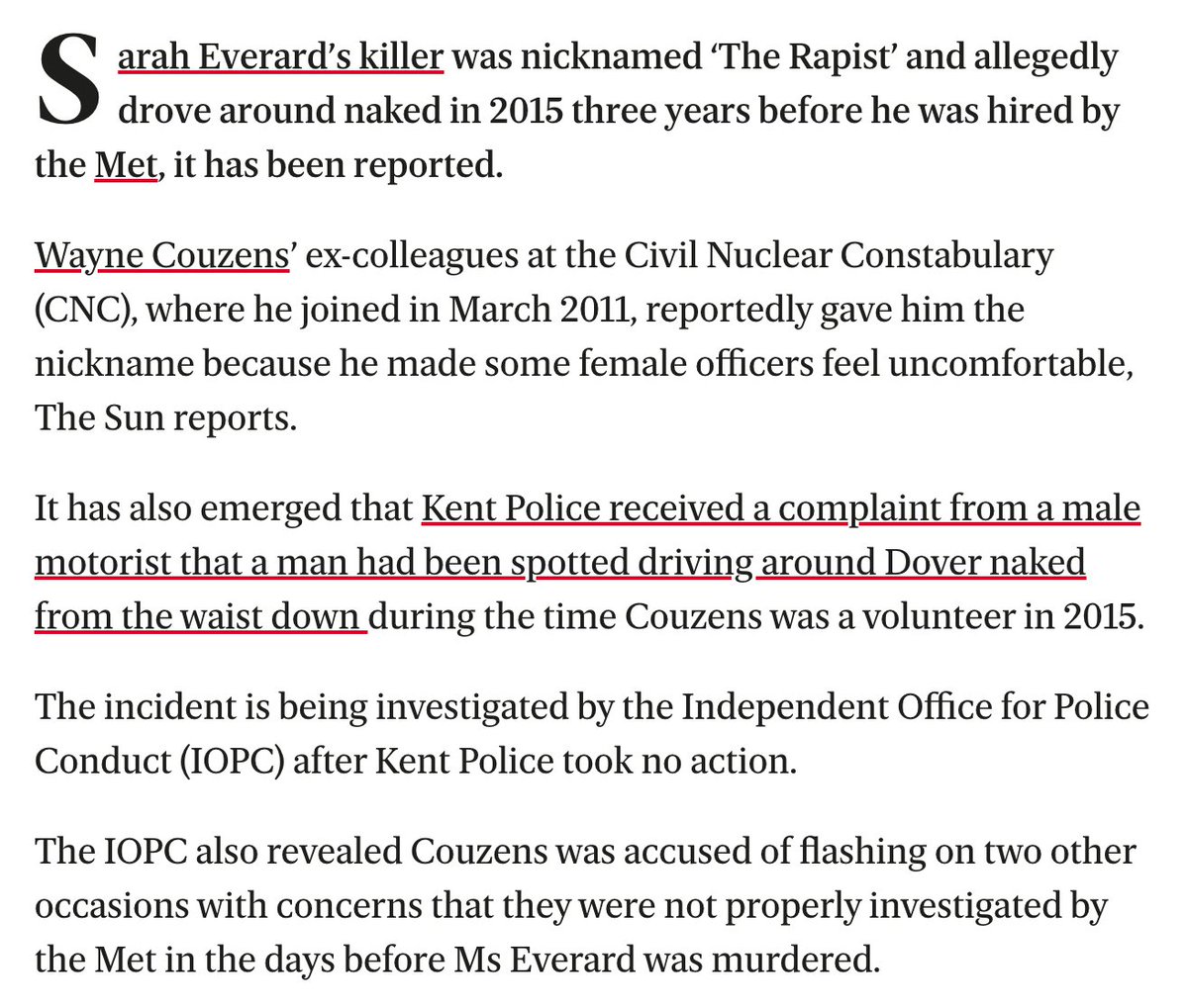 AyoCaesar's tweet image. Don't let the Metropolitan Police claim there was no way of knowing that a man nicknamed "The Rapist" by his former colleagues would turn out to be a danger to women.