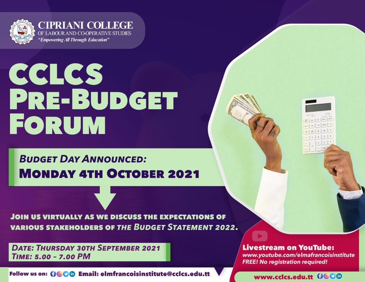 CCLCS Pre Budget discussion. Thursday 30th <a href="/5pm/">5pm.co.uk</a>.