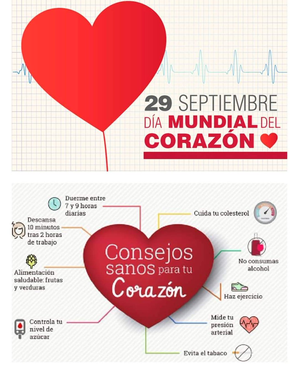 vicatallah's tweet photo. Día Mundial Del Corazón 
Mientras Más Lo Cuides, Más Y Mejor Vives #VEA https://t.co/Md1BdzrxO1