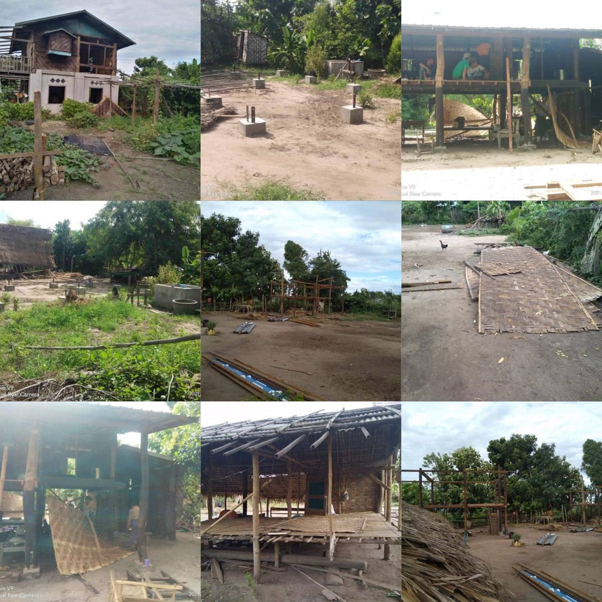 SAC forced villagers to demolish houses in NgweTaung, NyaungWun and YeHtutGyi villages, south of SintKue and imperiled that they will burn down the houses if they did not remove them, claiming these are military land. #Sep29Coup #WhatsHappeningInMyanmar