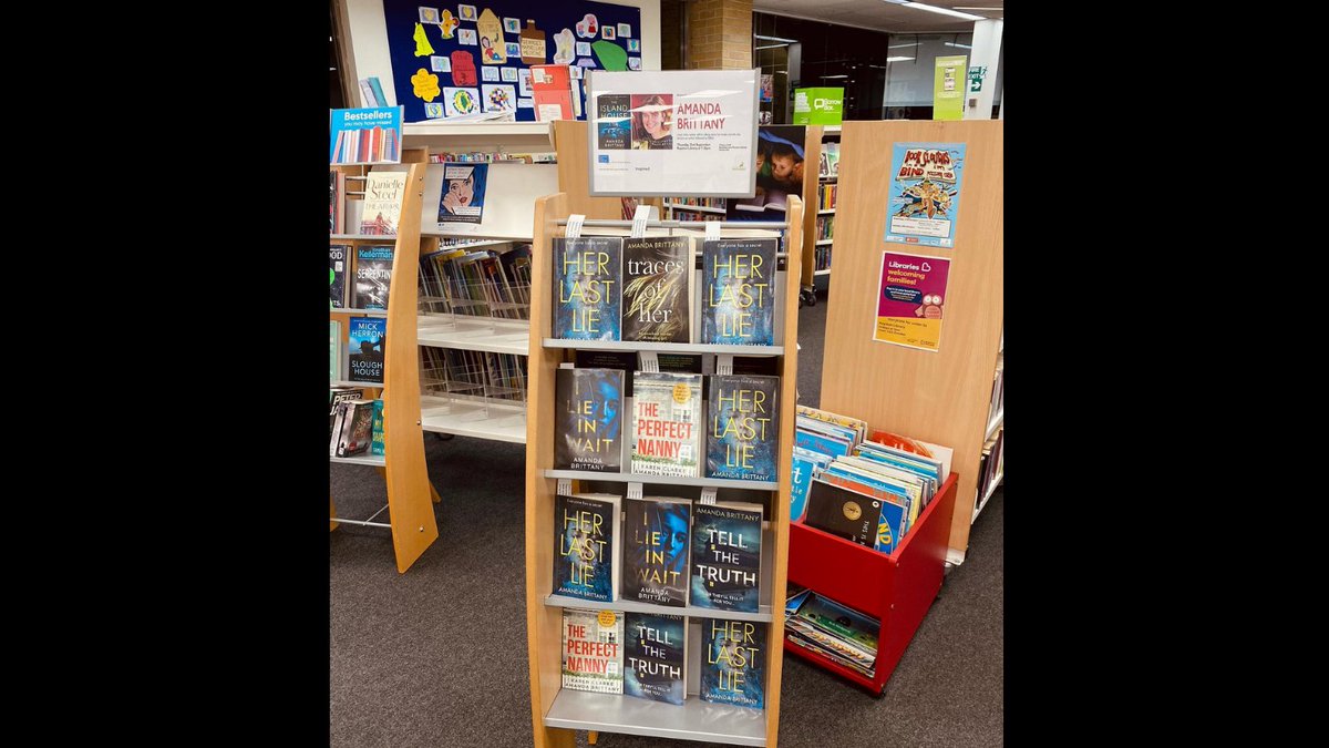 amandajbrittany's tweet photo. Love this display of my books at #RoystonLibrary @HertsLibraries.
@HQstories @Belinda_Toor @katenashagent
#libraries #royston https://t.co/Wl9RB56paM