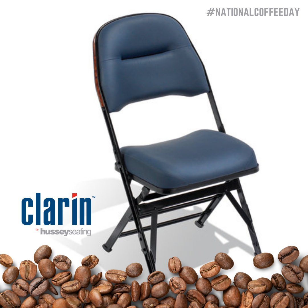 ClarinChairs's tweet photo. Coffee break, anyone? You bring the coffee, we'll bring the seats! #NationalCoffeeDay https://t.co/xcB7nGrxyh