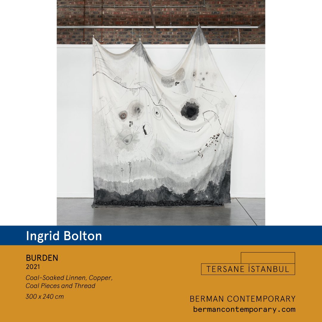 Contemporaryist's tweet photo. 16th edition of #Contemporaryistanbul welcomes #BermanContemporary at #Tersaneistanbul
▪️Stefan Blom “Téte â Téte"
▪️Ingrid Bolton “Burden”
You can visit https://t.co/2EEP8yrH5n for the 16th edition tickets.
#ci16th #ci2021 #akbanksanat #mobilet https://t.co/f5aVicD2nL