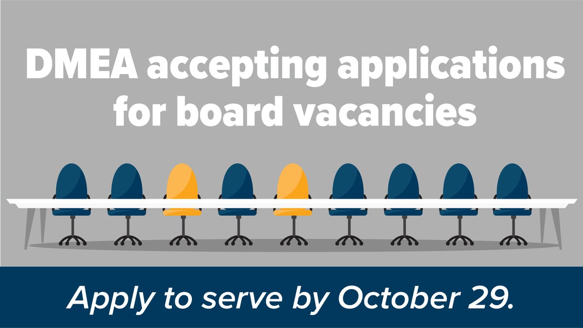 Delta-Montrose Electric Association (DMEA) is now accepting applications for two vacant seats on its board of directors: District 3 and District 5. Co-op members interested in serving on DMEA’s board can find out more, including how to apply, here- dmea.com/dmea-accepting… .