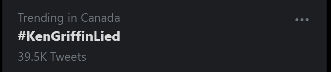 ByeTriangle's tweet image. Still trending #KenGriffinLied