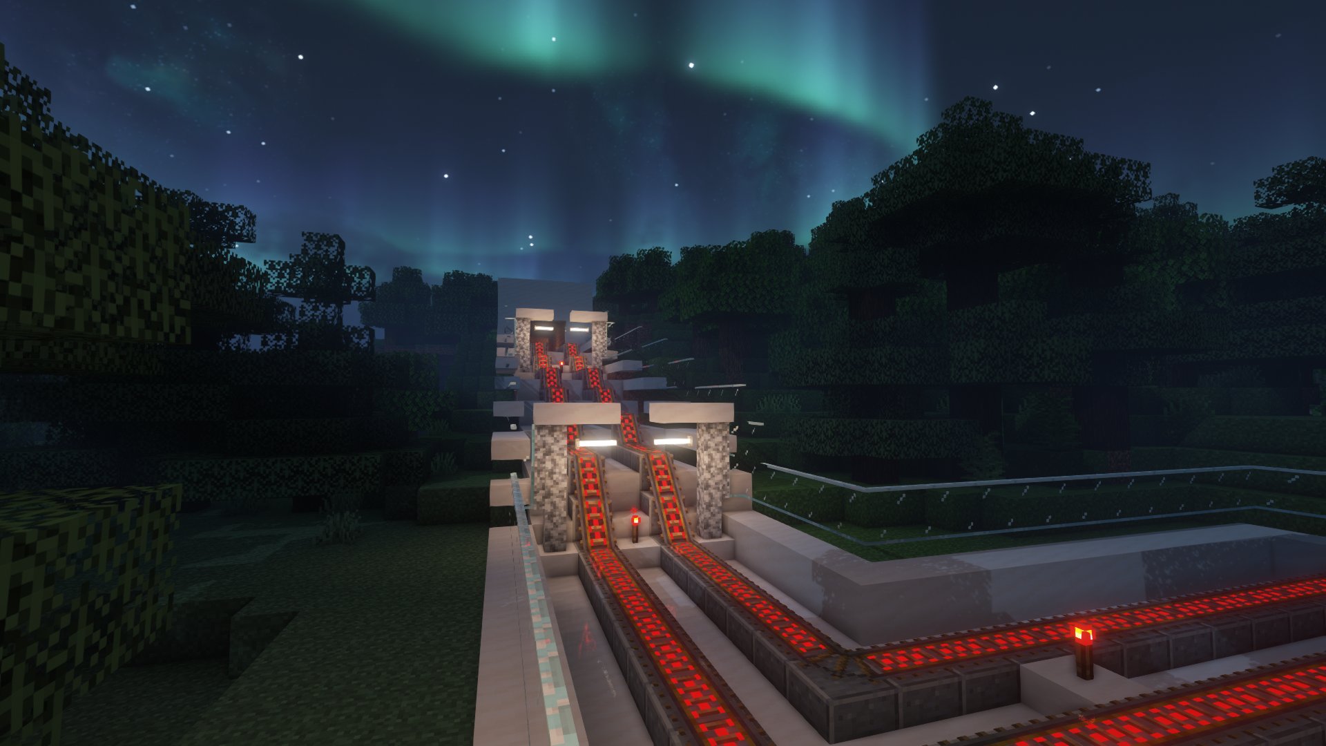 Twitter 上的 宝条みちる Minecraft Rt Jaxlaihobbyac サバイバルで鉄道 を作っていますが ものすごい作業量になっています これで拠点とネザーの天井がレールで繋がりました マイクラ マインクラフト T Co Igdry1rbre Twitter