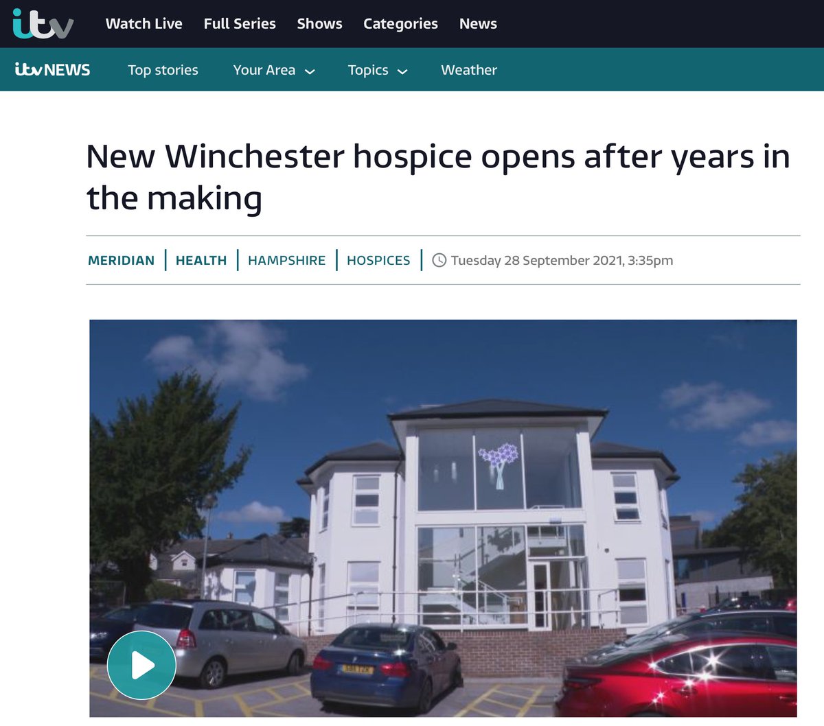 Winchester Hospice (@winchhospice) on Twitter photo Yesterday, we were featured on <a href="/itvmeridian/">ITV News Meridian</a> to celebrate our progress so far! Thank you <a href="/marystanleyitv/">Mary StanleyITV</a> for talking to us!
For the full story, click here: bit.ly/3zTnEDt
To find out how you can support our next chapter, visit winchesterhospice.com Yesterday, we were featured on <a href="/itvmeridian/">ITV News Meridian</a> to celebrate our progress so far! Thank you <a href="/marystanleyitv/">Mary StanleyITV</a> for talking to us!
For the full story, click here: bit.ly/3zTnEDt
To find out how you can support our next chapter, visit winchesterhospice.com
