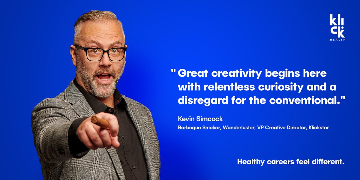 klickhealth's tweet photo. Life sciences is the fastest growing segment in the marketing industry, and with good reason. We get to help people live longer, happier, and more productive lives. #HealWork: https://t.co/JfTECYL6jw https://t.co/h8rlvOhT4e