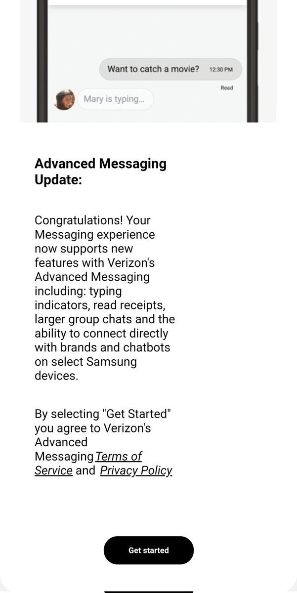 rob32_j's tweet image. Can&apos;t confirm any chat features but this is progress.... #RCS #AndroidiMessage #GalaxyNote10Plus