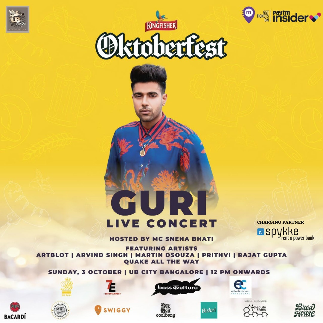 getspykked's tweet photo. Are you ready for the biggest beer festival...Oktoberfest!!
Make sure you spot us at the venue: UB City 24, Bengaluru on 3rd October 2021, 12pm onwards.
Tickets will be available on Paytm insider app.
Book now!

#musthopevents
#Guri
#arjunsharma
#martindsouza https://t.co/TkduYGimrF