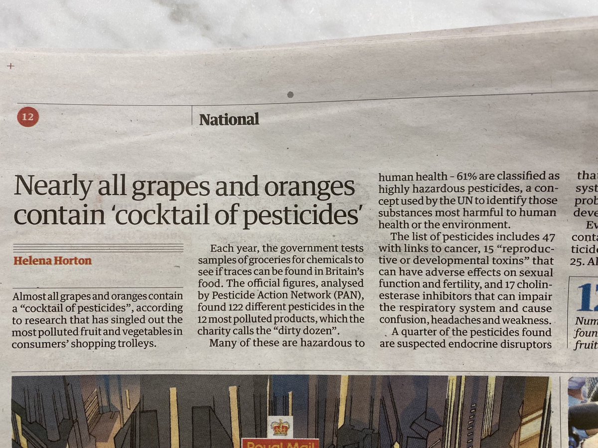 See, this is why we insist on being organic . This is why we don’t use pesticides and herbicides . This is why Two Paddocks is ORGANIC WINE .