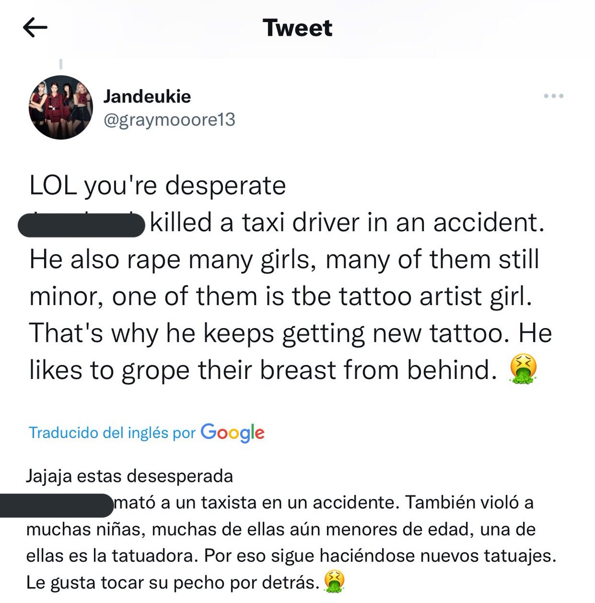 jeonjkzip's tweet photo. 🚨⚠️REPORTE MASIVO⚠️🚨

DENUNCIAR y BLOQUEAR por:

◽sp@m
◽cuenta h@ckeada
◽tweets que incitan al 0dio

!!! NO INTERACTUAR !!!

🔗 https://t.co/EPzJEbayve
🔗 https://t.co/LKuo04oVq3
🔗 https://t.co/67FZbqcIcY
🔗 https://t.co/swuTrF2NVb
🔗 https://t.co/BrZd2bLxbq https://t.co/36f6vNSNYV