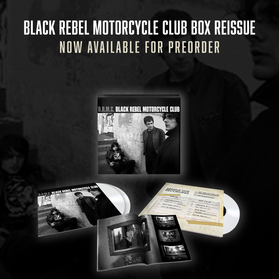 BRMCofficial's tweet photo. This year marks the 20th Anniversary of our first release, B.R.M.C.
 
We want to celebrate this milestone with you, so we’ve put together a 20th Anniversary Vinyl Box Set including a 3rd vinyl disc that we’ve never released before.
 
Available to pre-order:https://t.co/Mc2DPlueMe https://t.co/YvqAGnTrGy