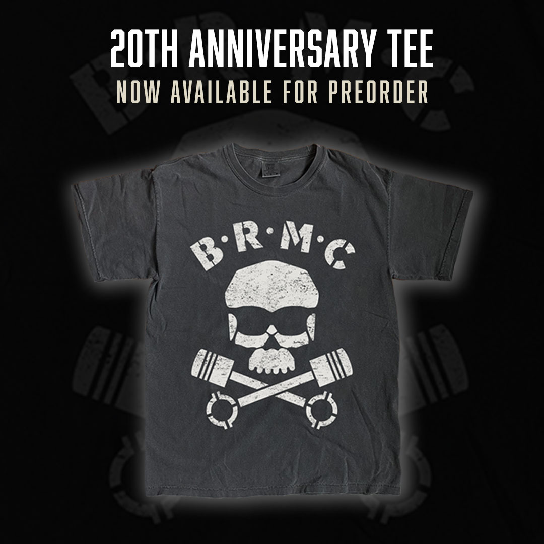 BRMCofficial's tweet photo. This year marks the 20th Anniversary of our first release, B.R.M.C.
 
We want to celebrate this milestone with you, so we’ve put together a 20th Anniversary Vinyl Box Set including a 3rd vinyl disc that we’ve never released before.
 
Available to pre-order:https://t.co/Mc2DPlueMe https://t.co/YvqAGnTrGy